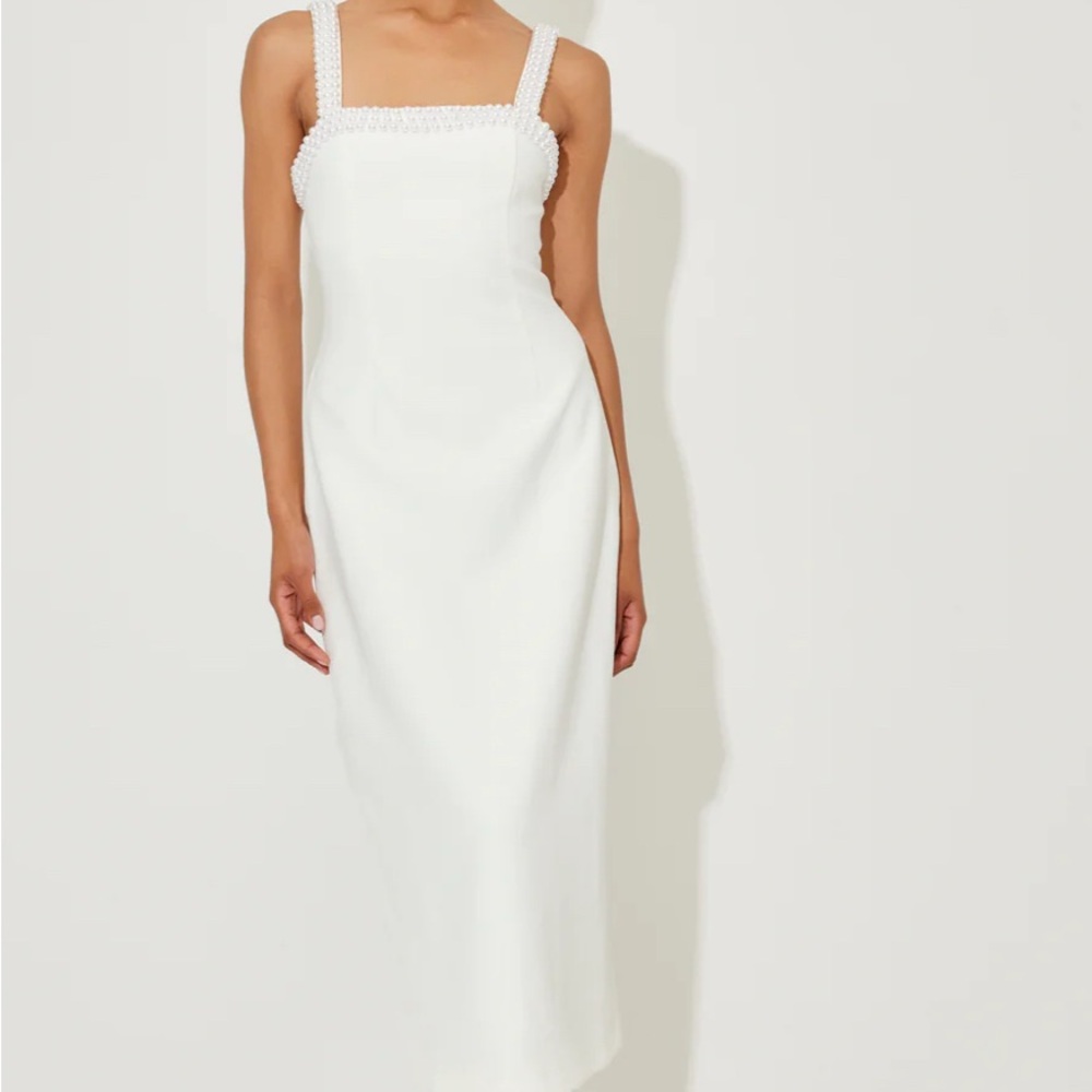 Chic White Midi Dress